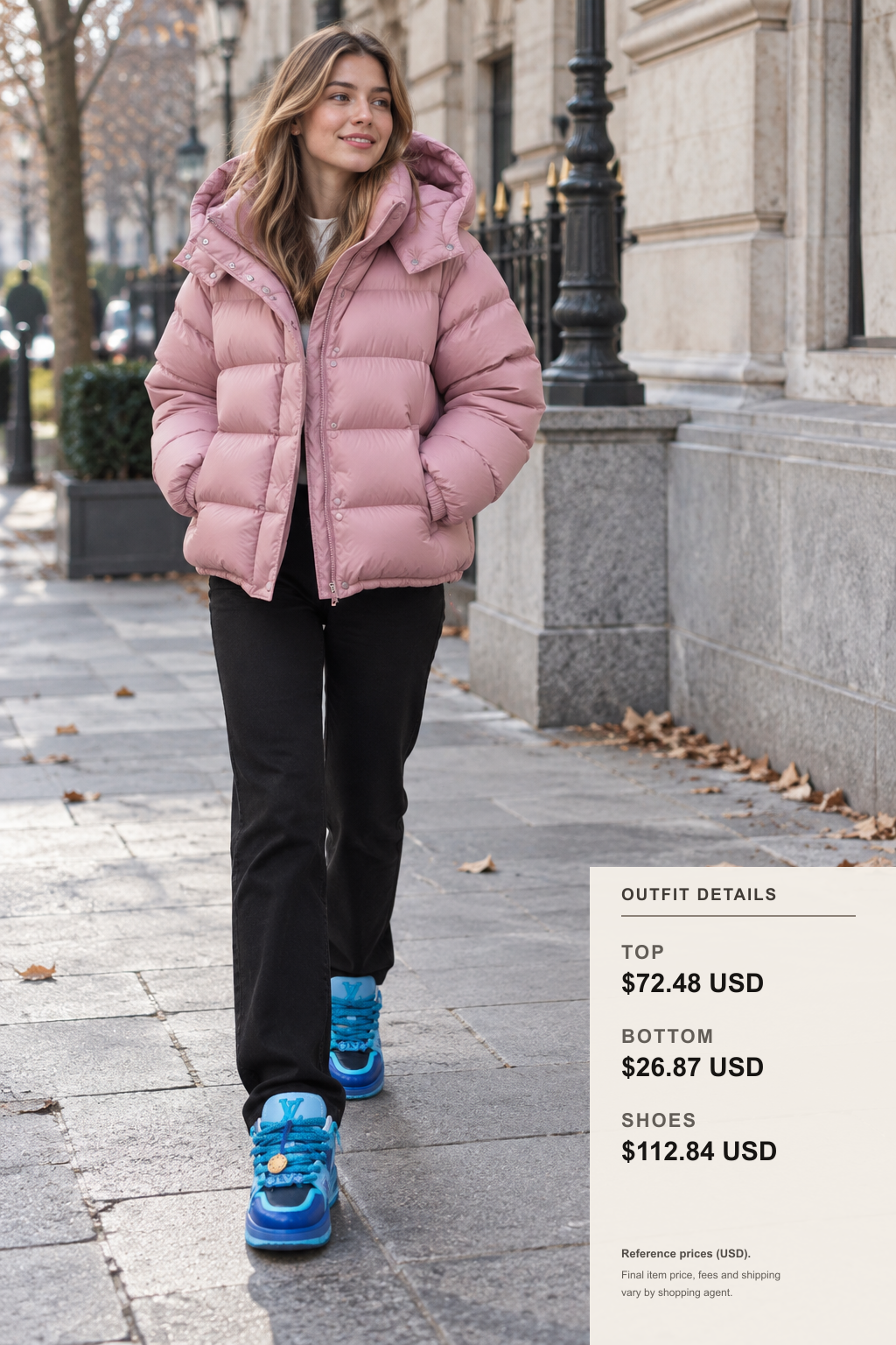Moncler Winter Jacket: 3 Color Outfit Ideas outfit 2 full-body street style for fashionreps