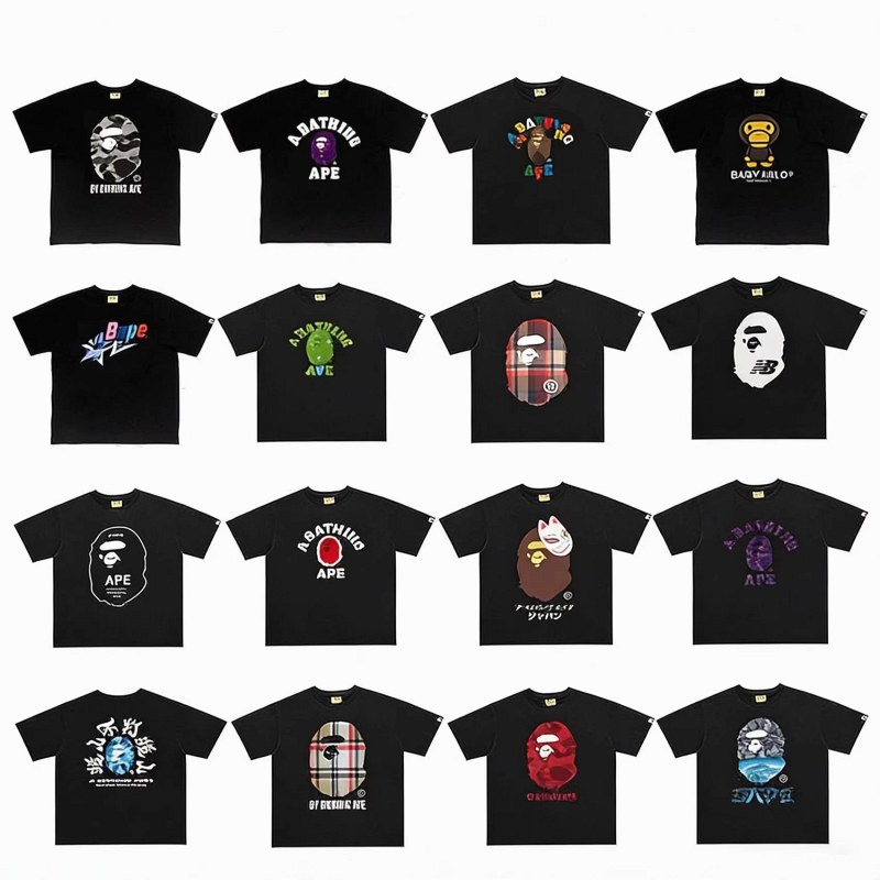 Bape Classic Monkey Print T-Shirt Collection Review: A Loupe, a Scale and a Nose Check on a $7.31 Cotton Crew-Neck