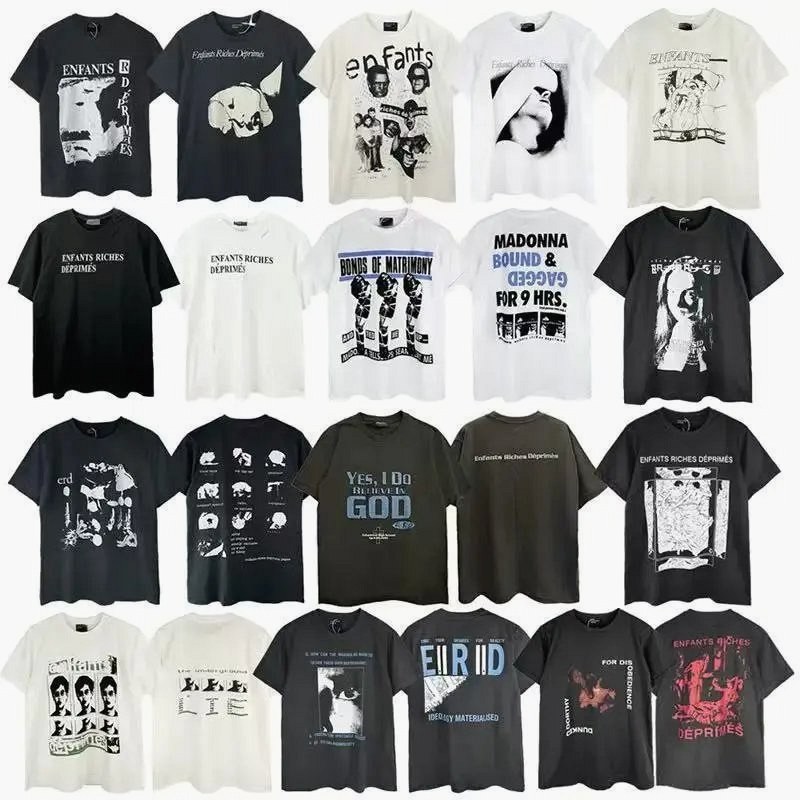 ERD Multicolor T-Shirt Collection Review: Neck-Tag Lettering, Print Registration and the $8.51 Face-Print Tee
