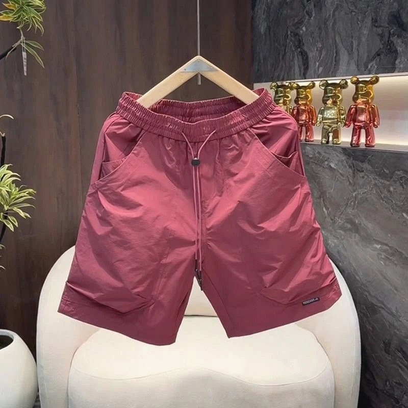 Foreign Trade Red Shorts in Everyday Casual Style Review: A $4.93 Drawstring Short Put Through Our Arrival Bench
