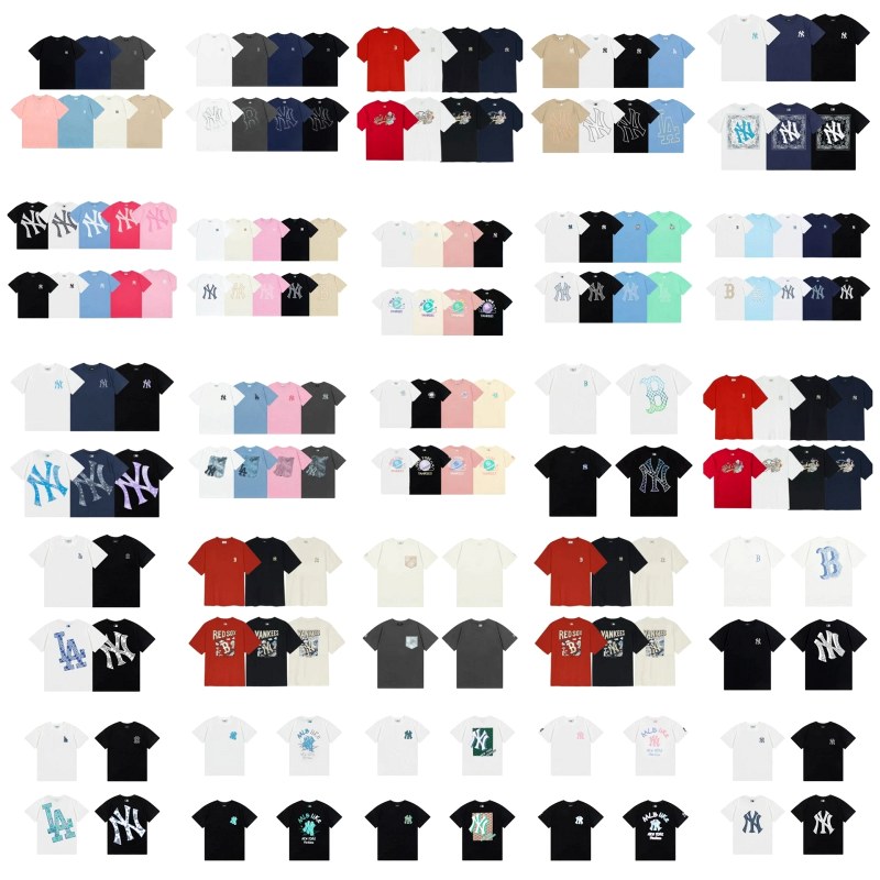 MLB Multi-Color T-Shirt Collection Review: 40+ Colorways, 100% Cotton, $7.91